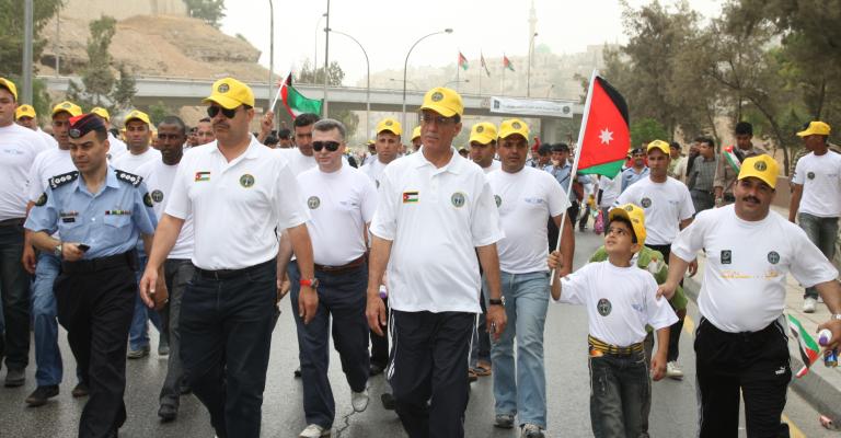 مسيرة مرورية بعنوان :هدفنا سلامتكم مسيرة مرورية بعنوان :هدفنا سلامتكم