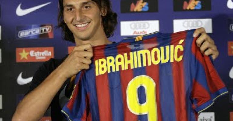 Milan trying to sign Ibrahimovic from Barcelona