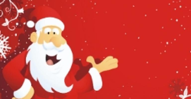 بابا نويل يعتصم من اجل خفض أسعار المحروقات