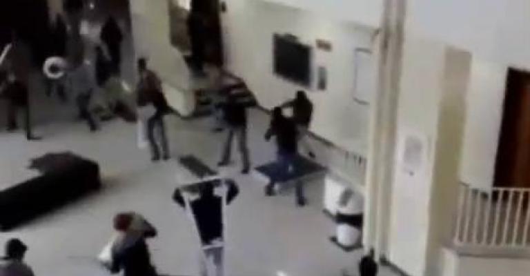 تقرير مصور حول العنف الجامعي