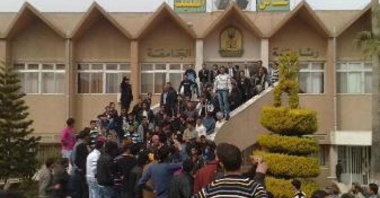 حملة مطالب طالب تحمل اليرموك مسؤولية الاعتداء على مسيرتها