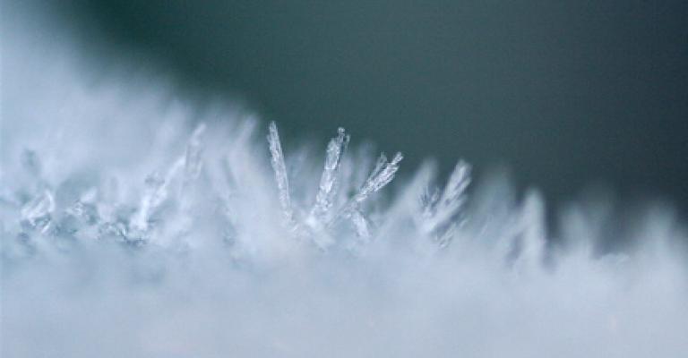 موجة قطبية جافة ودرجات الحرارة دون الصفر