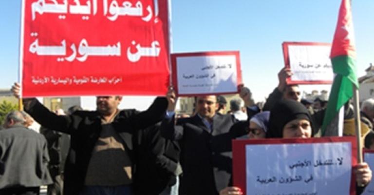 القوى القومية:الحرب على سورية ستكون وبالا على الأردن