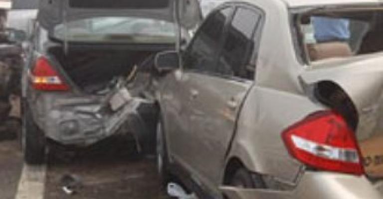  وفاتان و9 إصابات بحادثي تصادم 