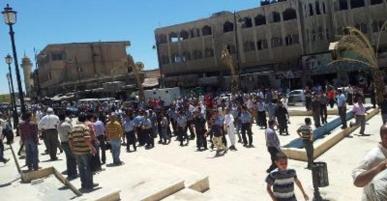 اعتداء على مسيرة جرش يمنع إكمالها