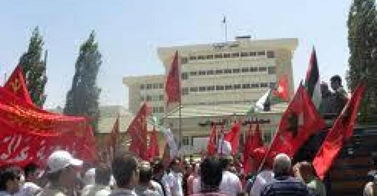 القومية واليسارية امام النواب رفضا لقانون الصوت الواحد 