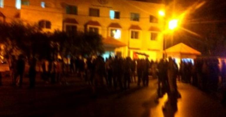 تجدد الاحتجاجات في اربد..وسط حالة من التوتر