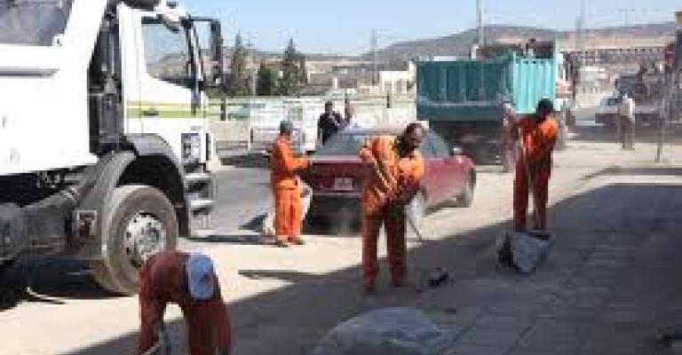 الأمانة: رفع 4100 طن نفايات يومي الاقتراع