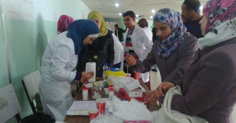 حملة تبرع بالدم في "مؤتة" - صور
