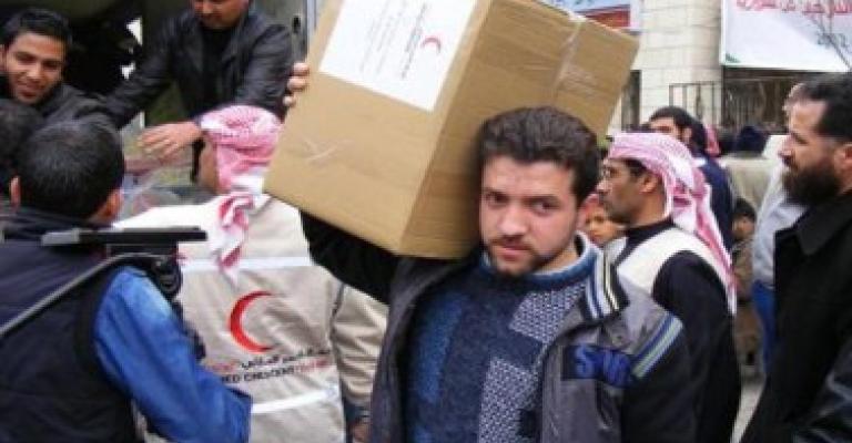 عائلات سورية تحتكر المساعدات في مخيم الحسين - صوت