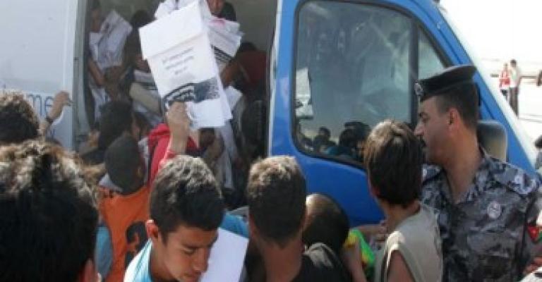 السماسرة يبيعون إغاثة الزعتري في الاسواق المحلية 