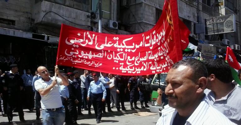 الوحدة الشعبية يجدد رفضه تدخل الاردن في سوريا