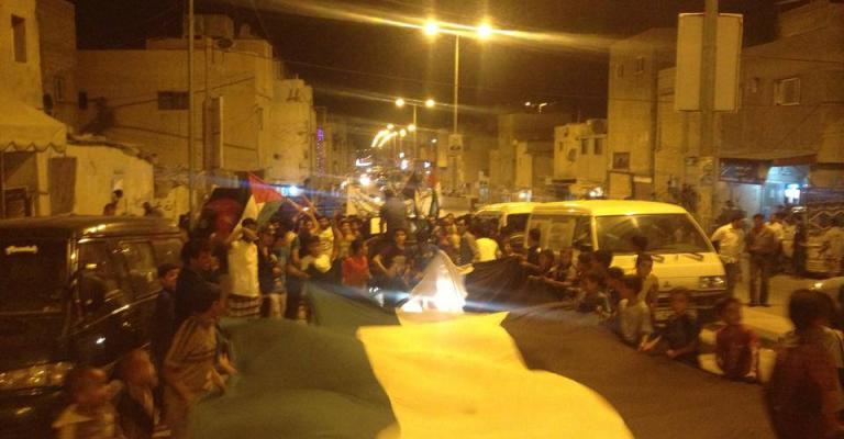 محتجون في مخيم البقعة: "بيمر ما بيمر برافر ما بيمر"