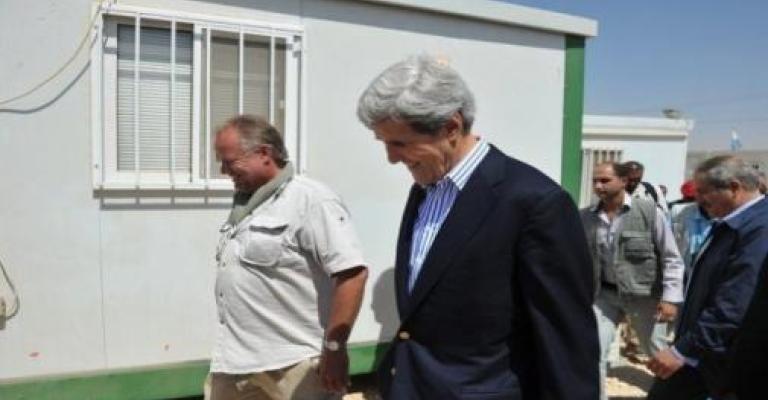 بعد زيارة الزعتري.. كيري يدعو لمساعدة اللاجئين السوريين