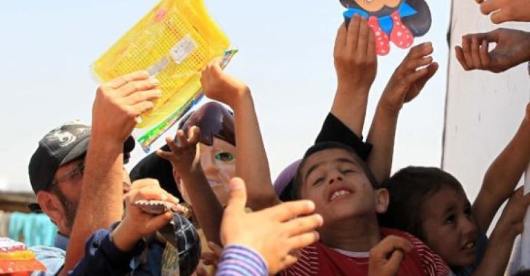 فعاليات ترفيهية لأطفال اللاجئين السوريين خلال العيد