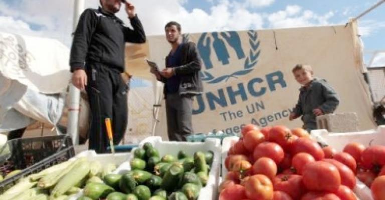 الزعتري: قسائم لشراء المواد الغذائية