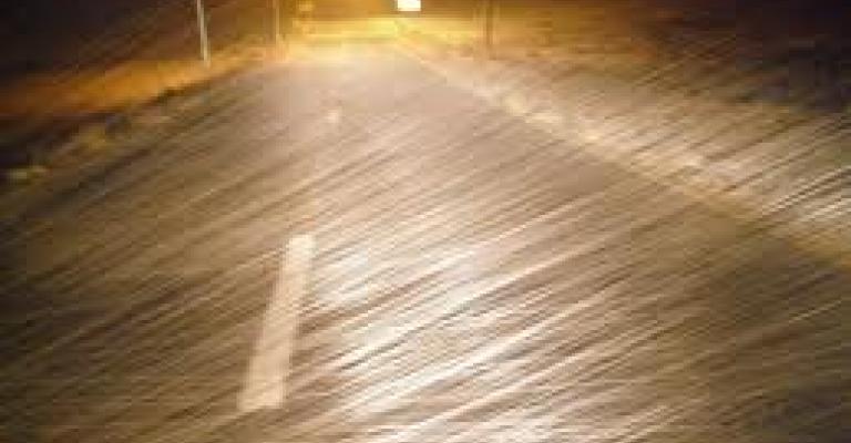 تساقط للثلوج على جبال الشراه