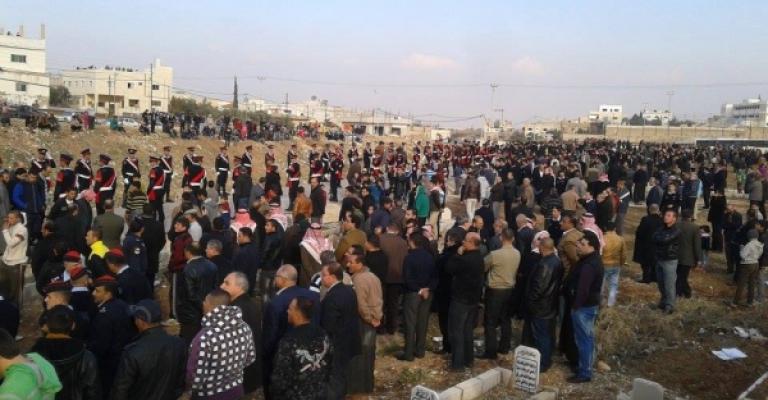 تشييع جثمان الشهيد الرجوب