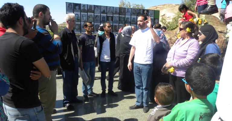 وفد حزبي يزور نصب الجندي المجهول ويطالب بإطلاق سراح الدقامسة