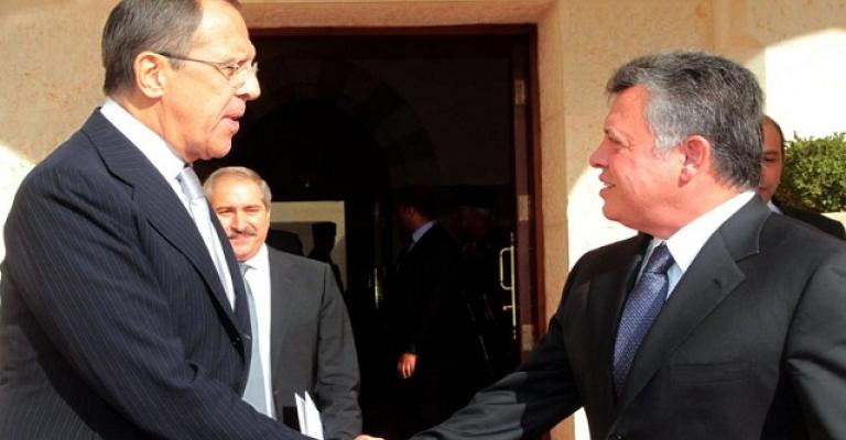 الملك يبحث مع لافروف إنشاء المحطة الكهروذرية