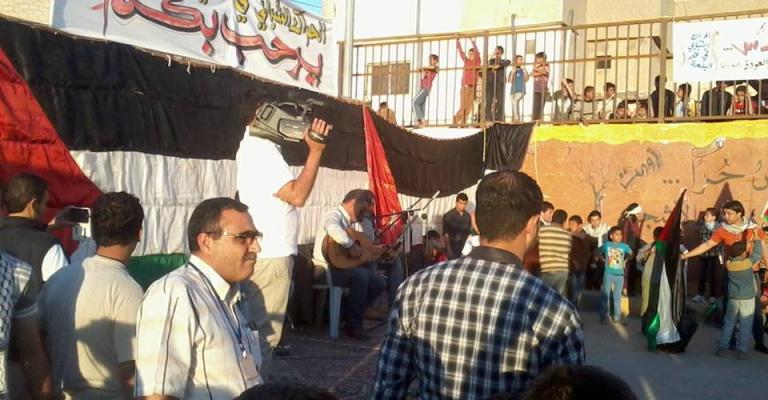 مخيم البقعة: كيري لن يمر مخيم البقعة: كيري لن يمر