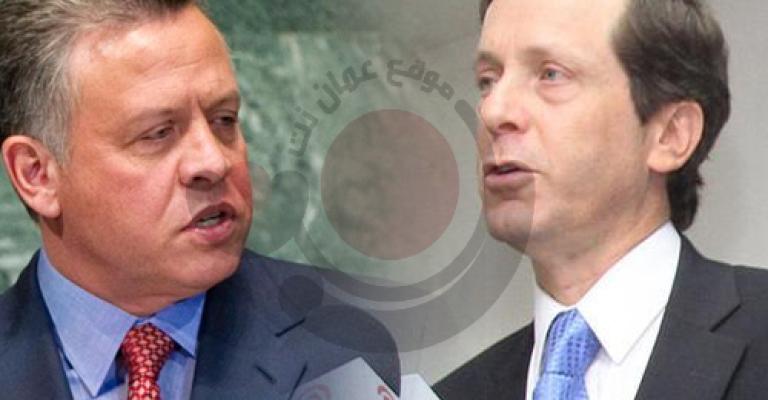 الملك يستقبل زعيم المعارضة الإسرائيلية