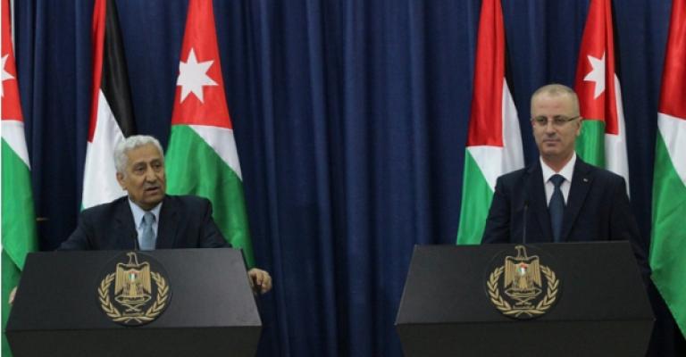 النسور في رام الله: دور فاعل للأردن في المفاوضات