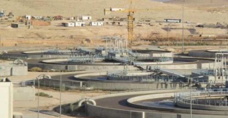 استمرار أعمال التوسعة في محطة تنقية الخربة السمرا استمرار أعمال التوسعة في محطة تنقية الخربة السمرا