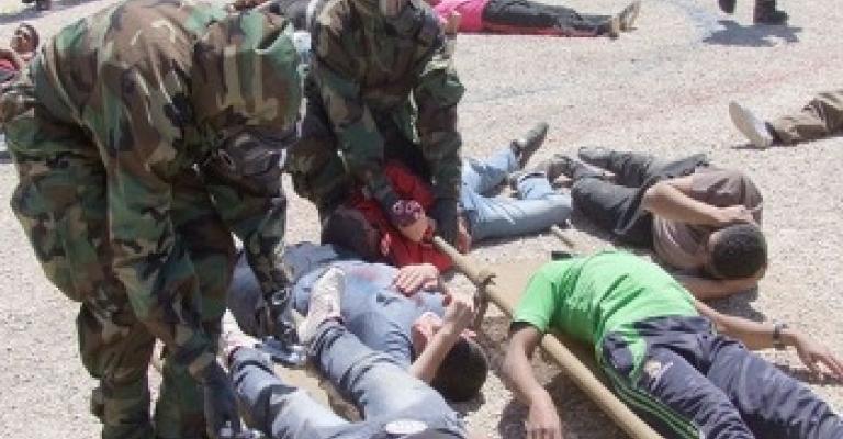 تمرين للوقاية من أسلحة الدمار الشامل ضمن التدريب الأردني الأمريكي