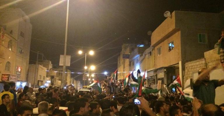 البقعة: مسيرة ليلية لدعم "الانتفاضة الرمضانية"