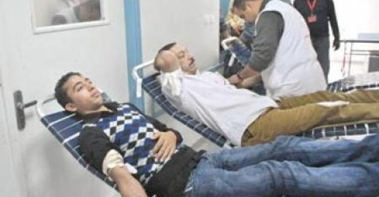 جمع 845 وحدة دم لأهالي غزة 