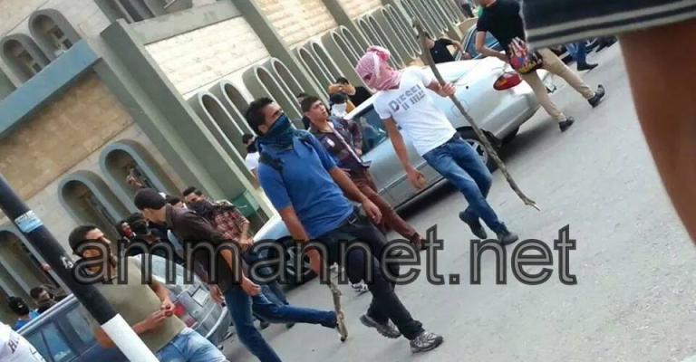الامن العام يدخل جامعة اليرموك للسيطرة على مشاجرة عشائرية - صور 