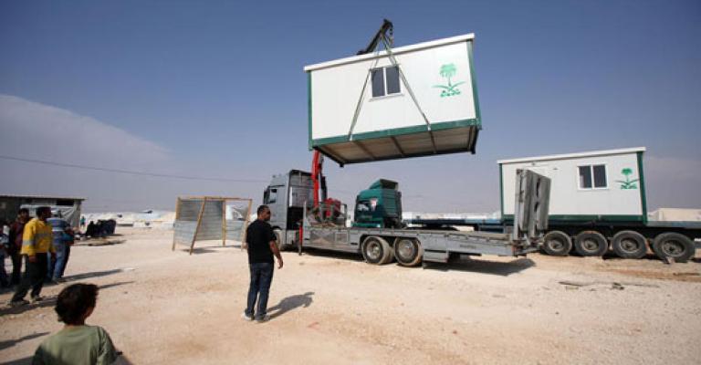 كرفانات اللاجئين السوريين تهرب من داخل الزعتري وتباع على الطرقات