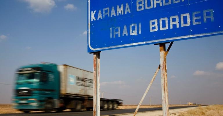 حل مشكلة الشاحنات العالقة على الحدود الأردنية العراقية