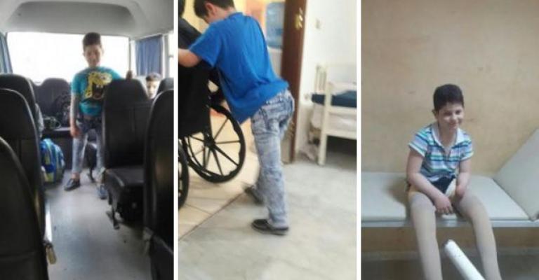 الطفل السوري باسل.. حين يسترد أحلامه