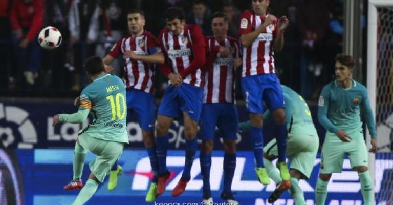 برشلونة يعود منتصراً من ملعب الاتلتيكو برشلونة يعود منتصراً من ملعب الاتلتيكو