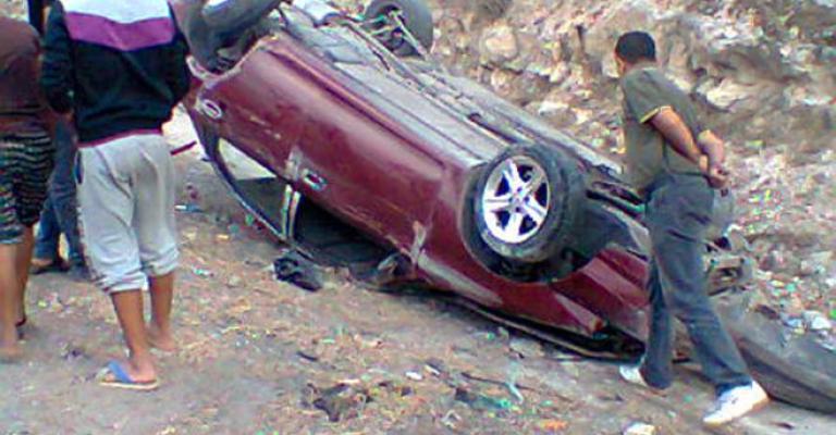 4 إصابات بحادث تدهور بالهاشمية 4 إصابات بحادث تدهور بالهاشمية