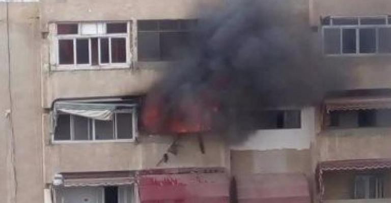 وفاة طفلتين بحريق شقة فندقية بوسط البلد وفاة طفلتين بحريق شقة فندقية بوسط البلد