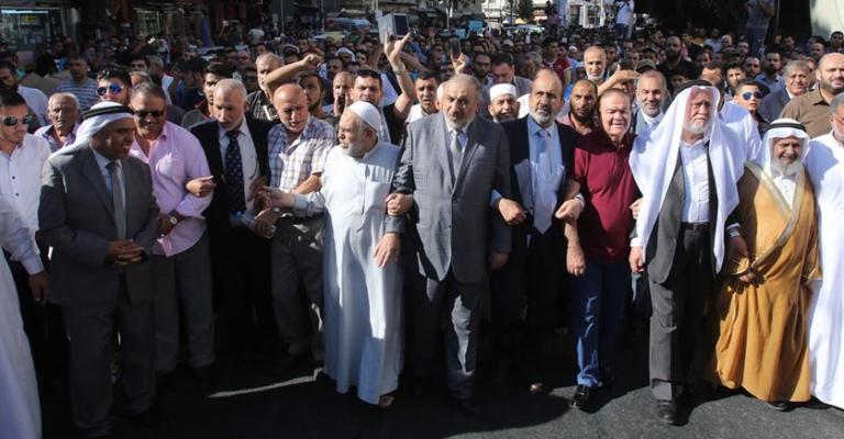 مسيرة نصرة للأقصى بوسط البلد مسيرة نصرة للأقصى بوسط البلد