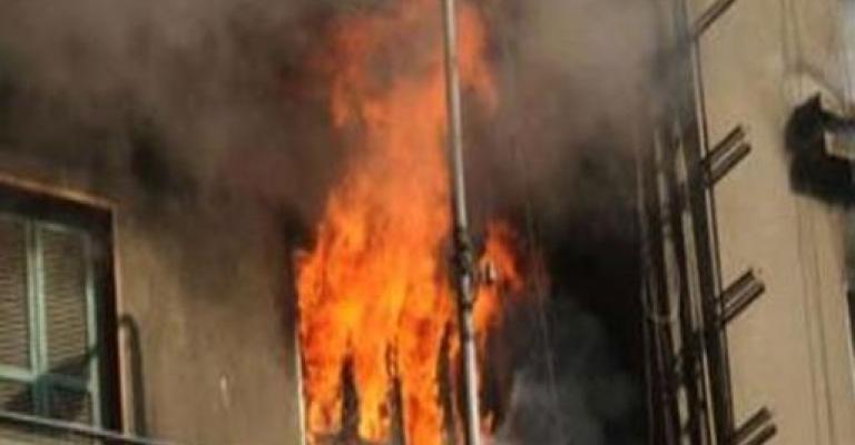 وفاة شخص بحريق منزل بجبل الجوفة وفاة شخص بحريق منزل بجبل الجوفة