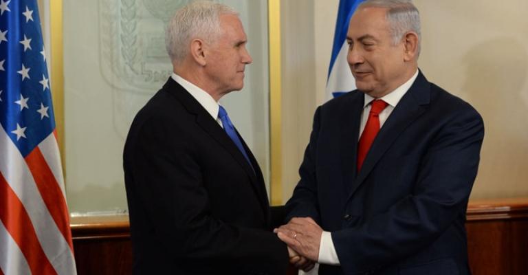 بنس يؤكد على موقف ترامب من القدس ورفض فلسطيني لزيارته بنس يؤكد على موقف ترامب من القدس ورفض فلسطيني لزيارته