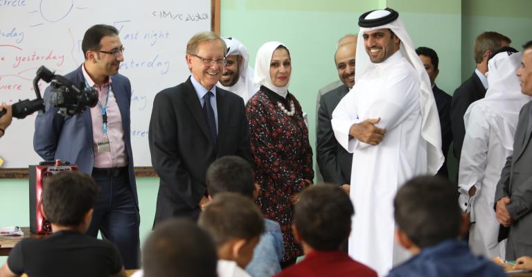 الأونروا: احتفالات العودة إلى المدارس تستمر في البقعة الأونروا: احتفالات العودة إلى المدارس تستمر في البقعة