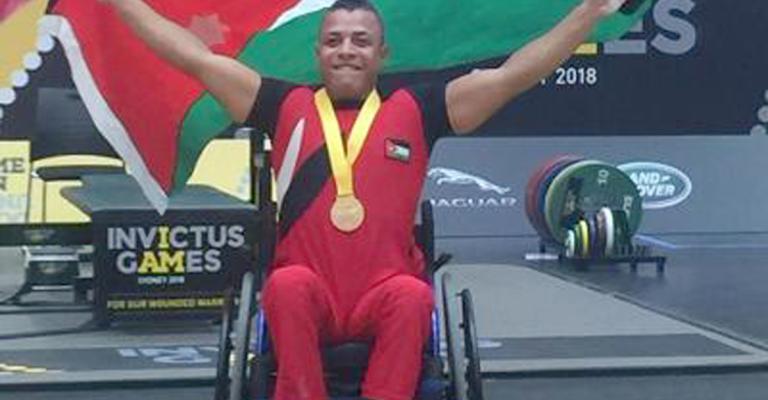 ذهبية ثانية للاردن في دورة الالعاب الدولية للمصابين العسكريين