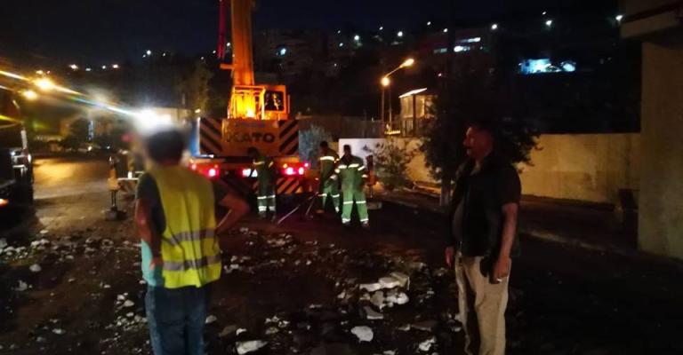 أمانة عمان تدعو سائقي الشاحنات لمراعاة ارتفاعات جسور المشاة أمانة عمان تدعو سائقي الشاحنات لمراعاة ارتفاعات جسور المشاة