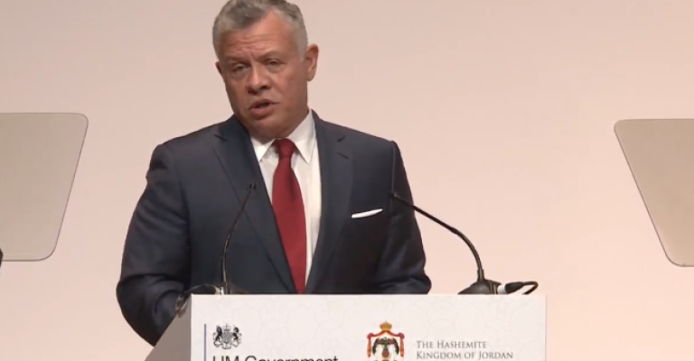 الملك من لندن: الأردن رغم كل التحديات بقي منيعاً قوياً الملك من لندن: الأردن رغم كل التحديات بقي منيعاً قوياً