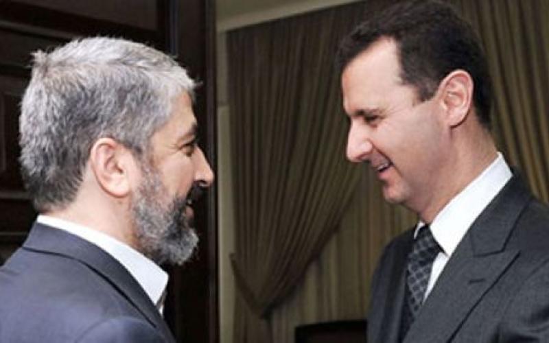 مشعل يرحب بالثورة السورية 