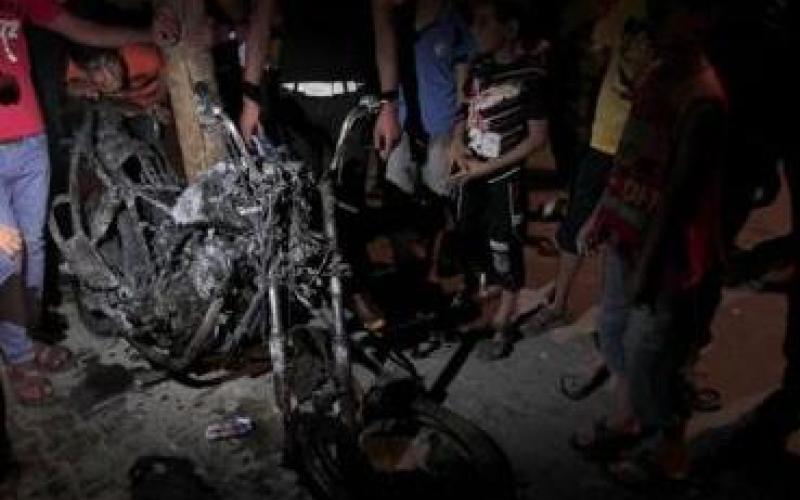 غارة إسرائيلية شمال غزة 