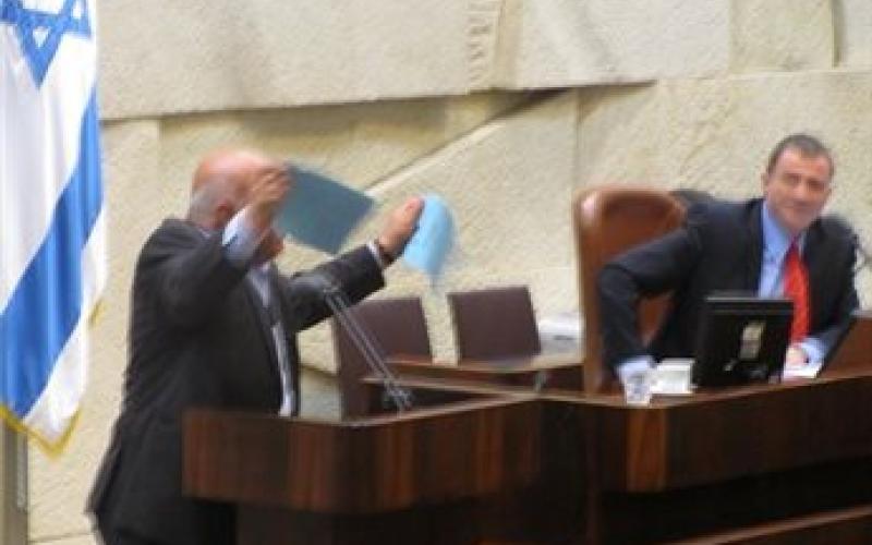 الكنيست يصادق على اقتراح قانون تهجيري