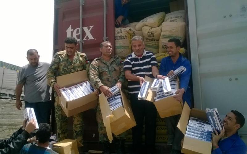 إحباط أكبر عملية تهريب سجائر بتاريخ الأردن – صور