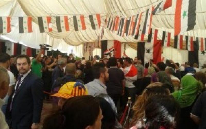 بدء الإقتراع لانتخابات الرئاسة في السفارة السورية